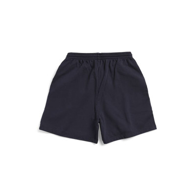 BALENCIAGA Cities Los Angeles Sweat Shorts in Navy Blue outlook