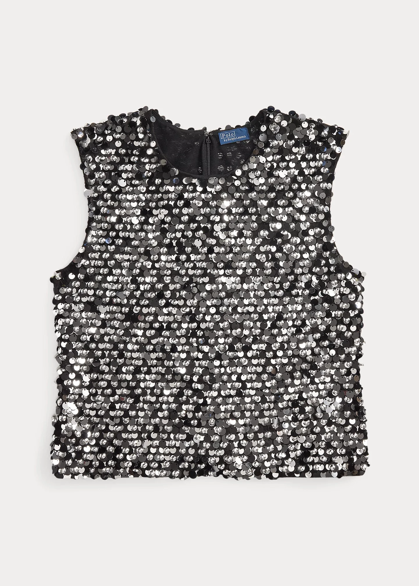 Sequin Mesh Tank - 1