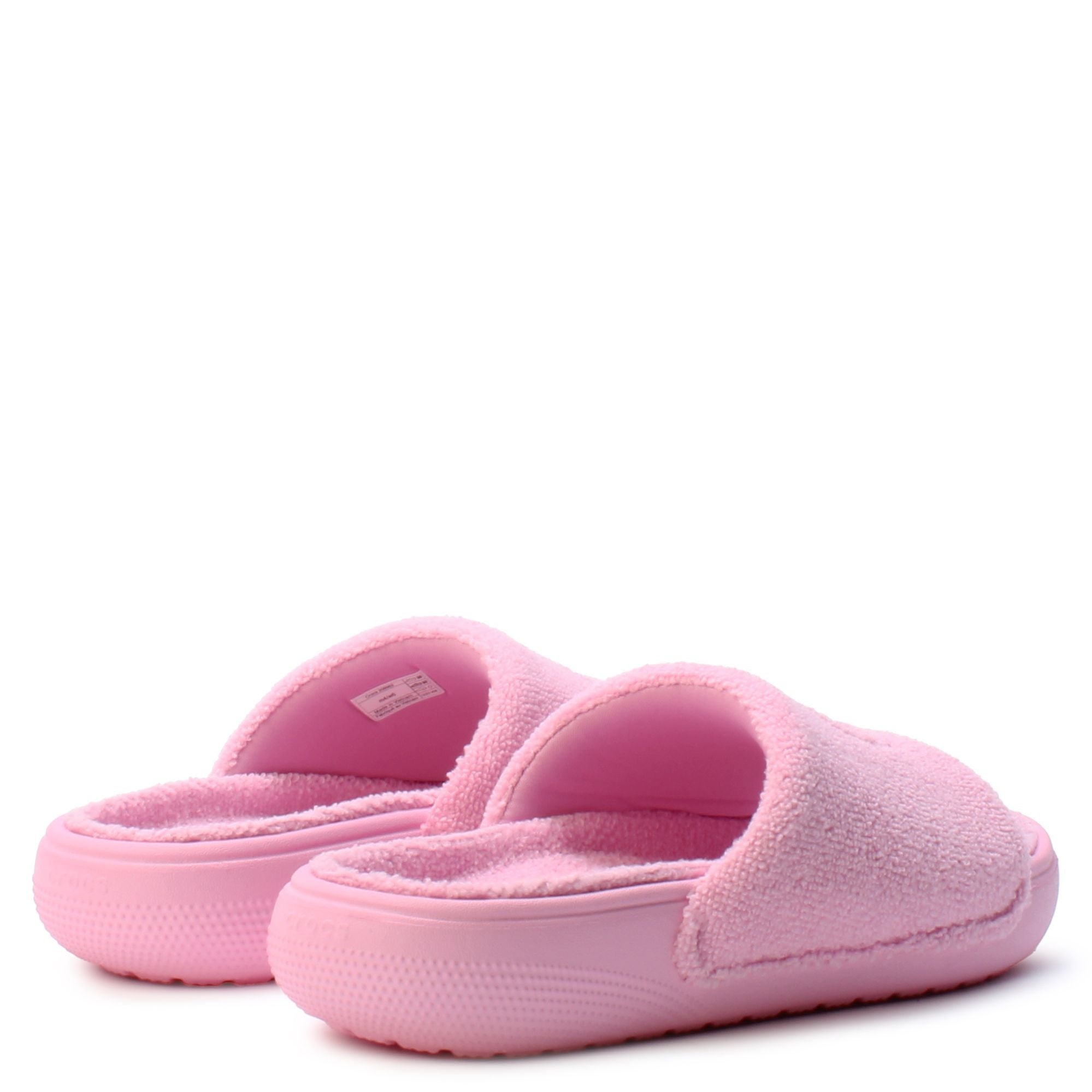 (WMNS) Crocs Classic Towel Slides 'Pink' 209962-6WY - 4