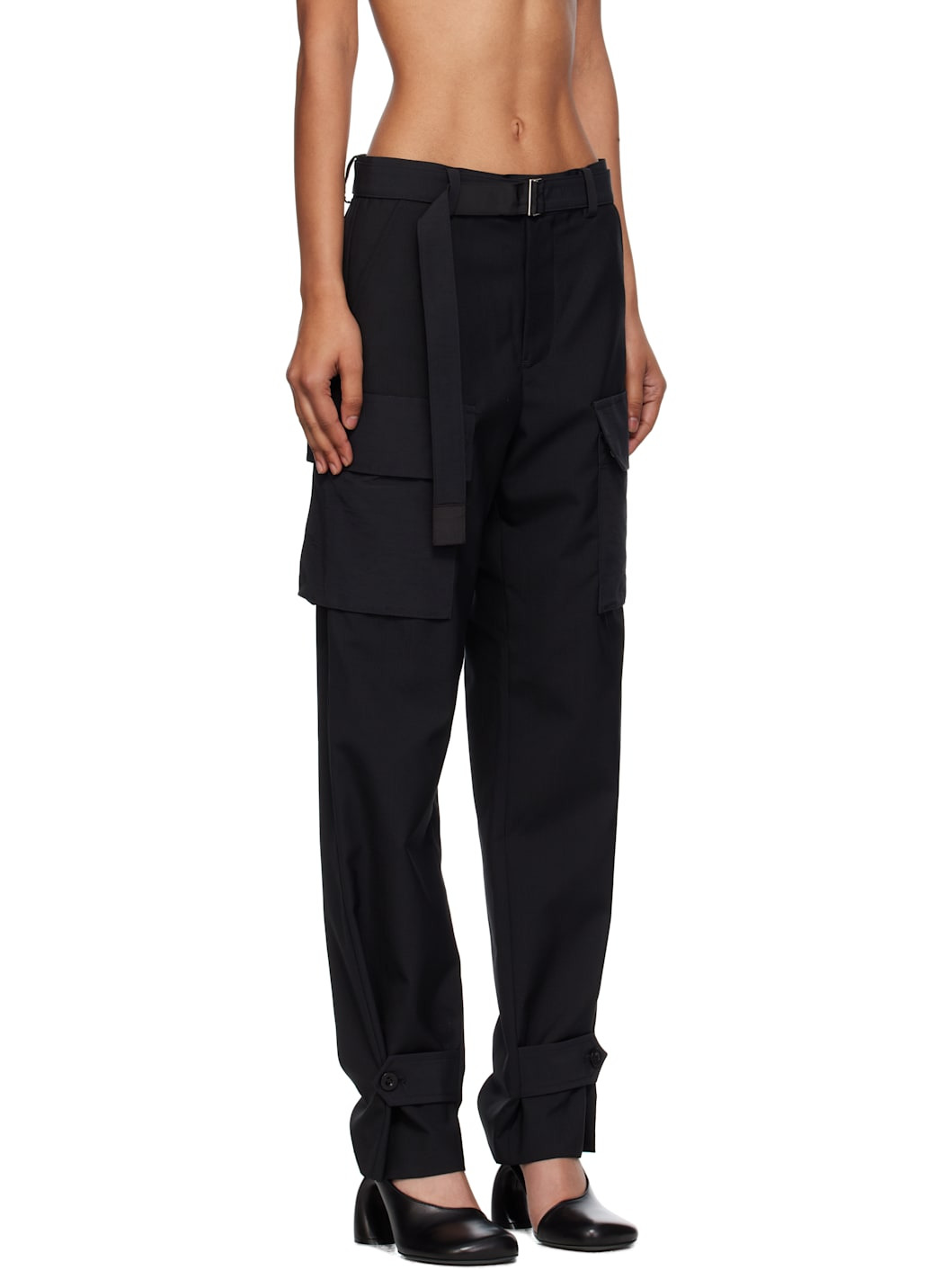 Black Suiting Trousers - 2