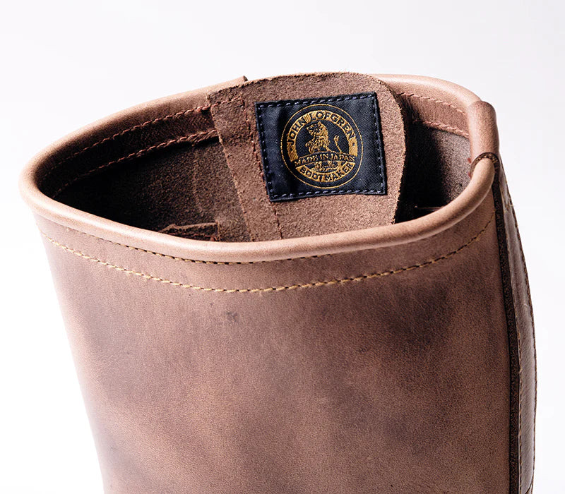 LK-003 Wabash Engineer Boots Horween CXL Natural - 10