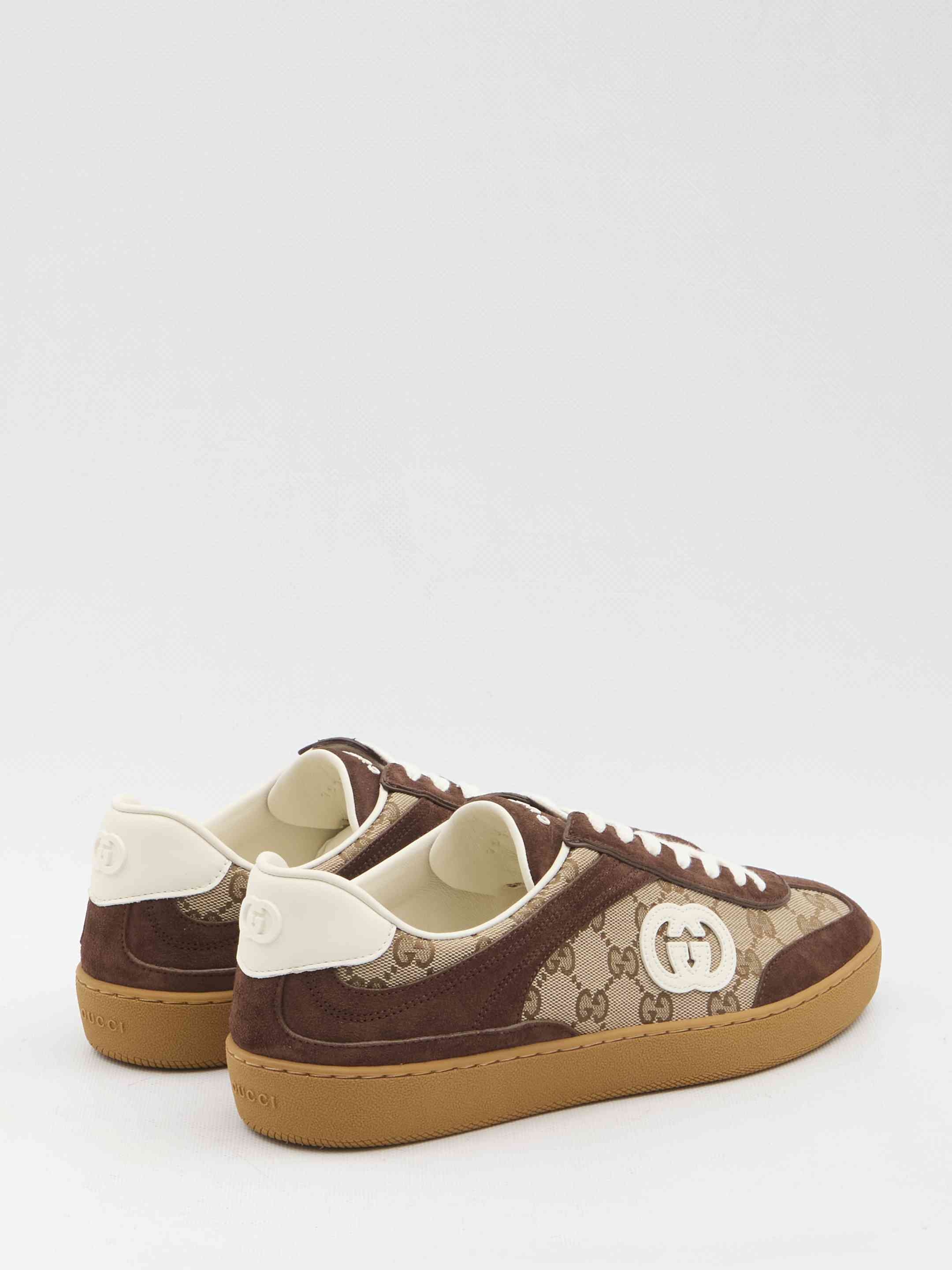 Gucci Men Sneakers With Incrocio Gg - 3