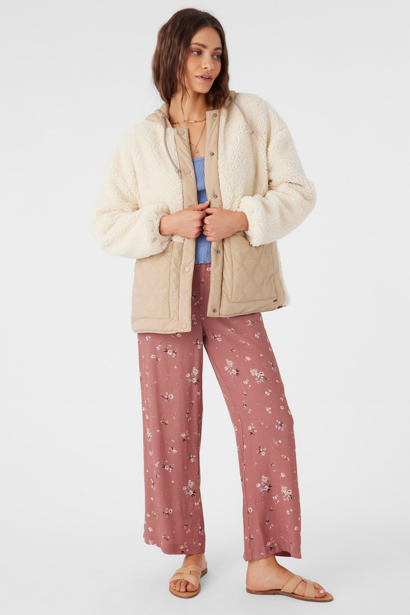 Meena High Pile Fleece Quilted Jacket 4