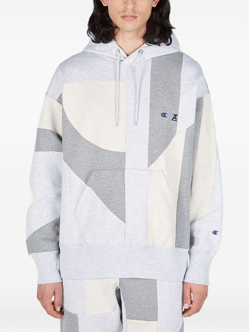 drawstring embroidered hoodie 1
