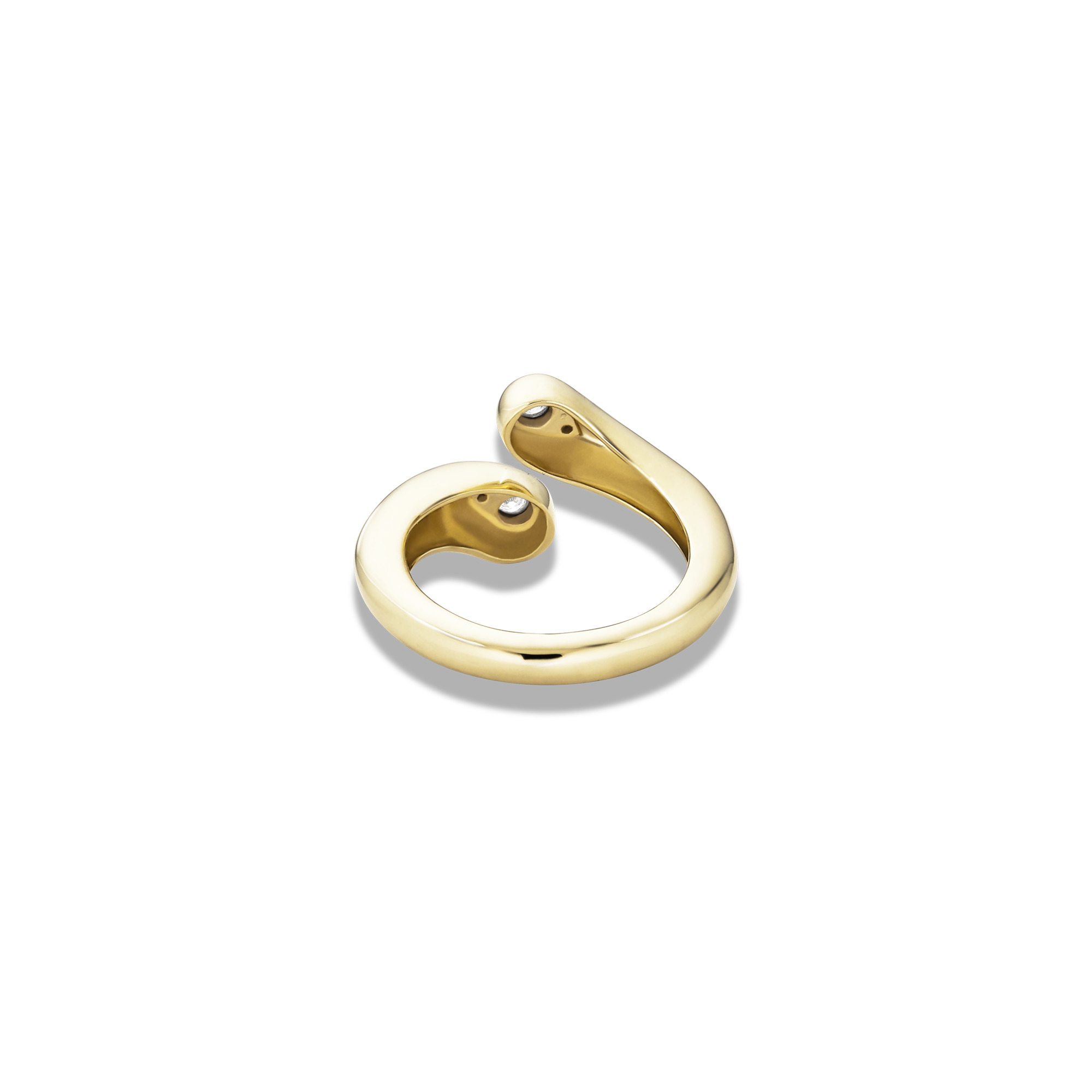 Perfect Pear Diamond Hug Ring - 4