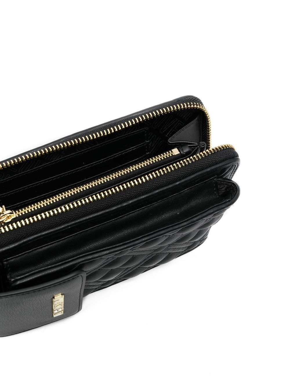 quilted chain-strap wallet - 3