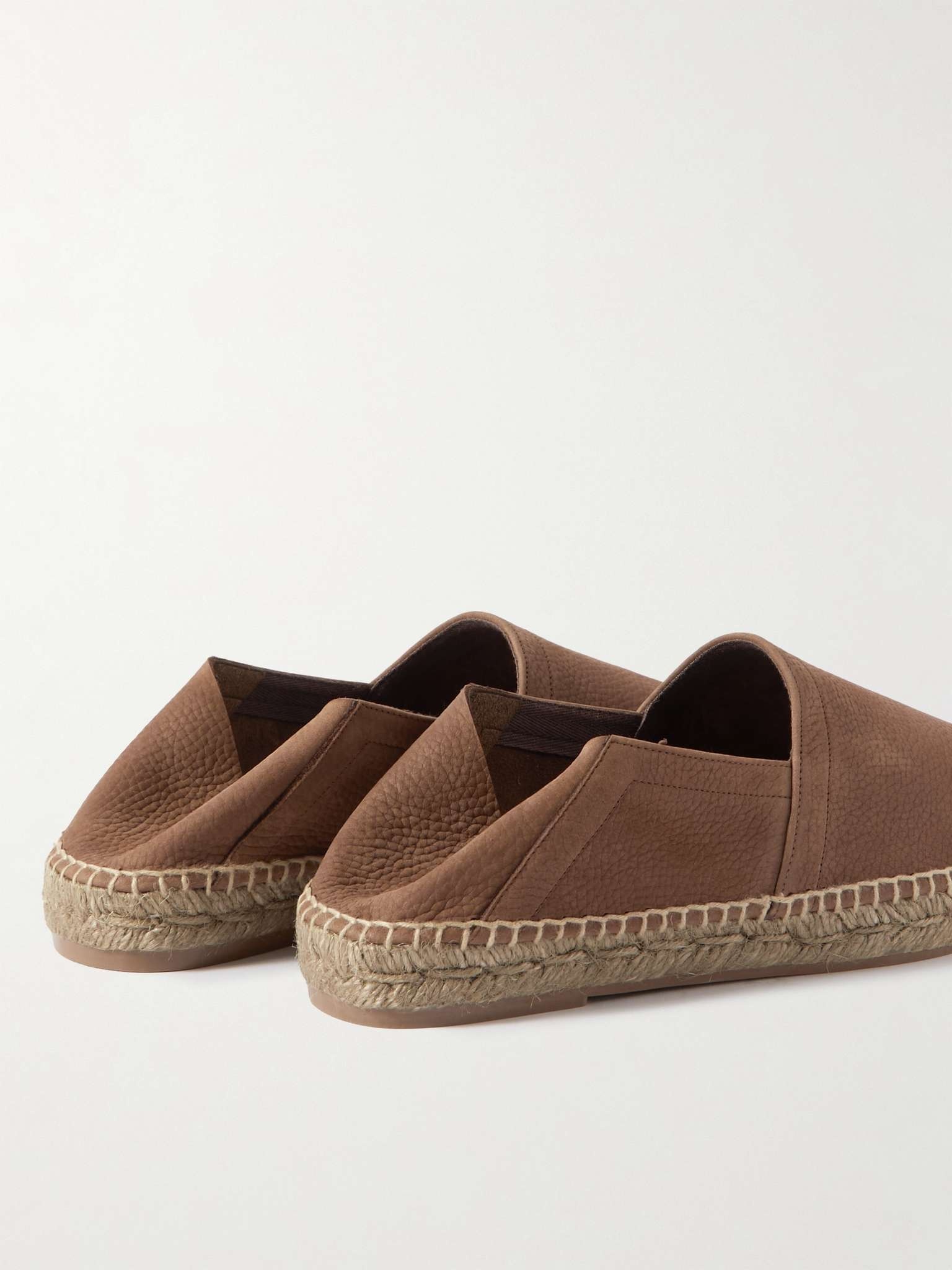 Barnes Textured-Leather Espadrilles - 8