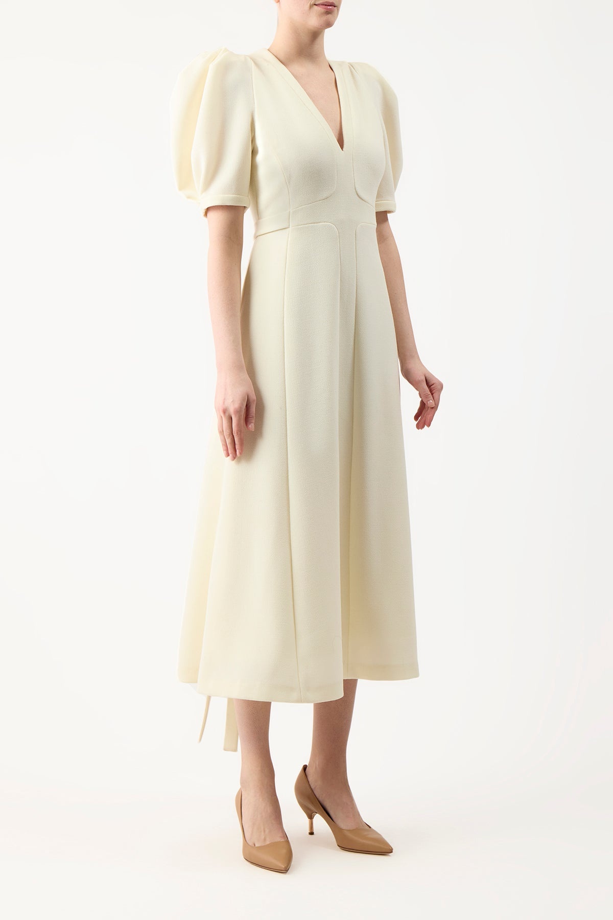 Luz Dress in Virgin Wool - 3