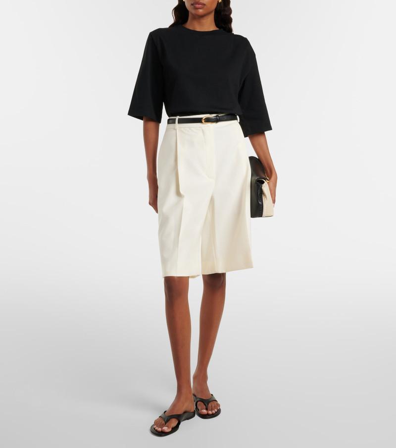 RÓHE Gathered cotton T-shirt outlook