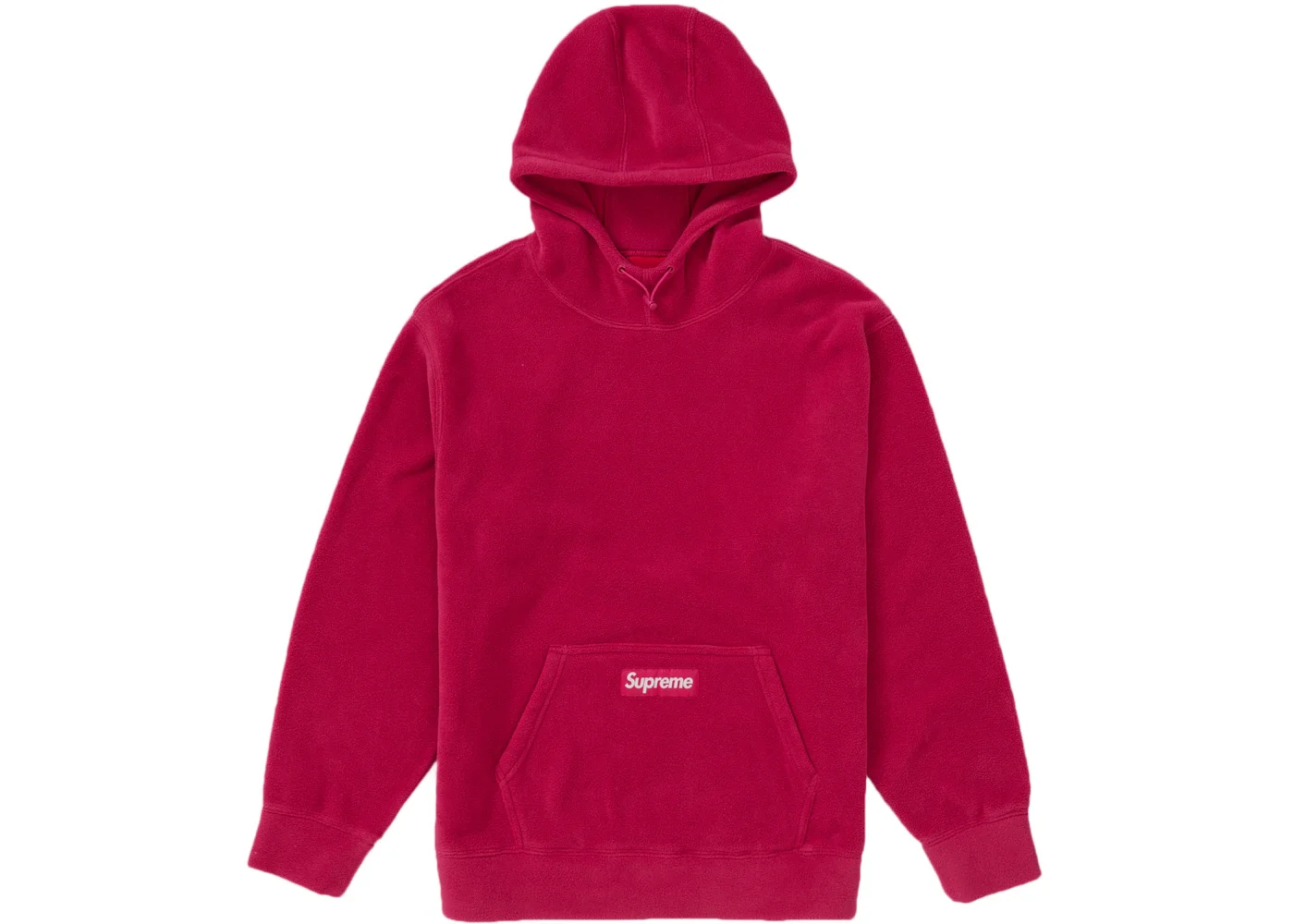 Supreme Polartec Hooded Sweatshirt (FW21) Magenta - 1