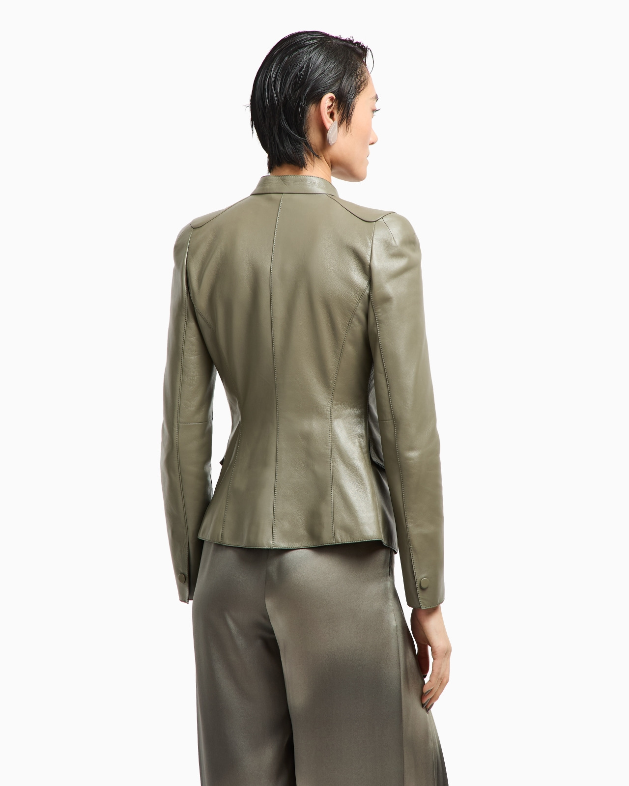 LAMBSKIN SHORT JACKET - 3