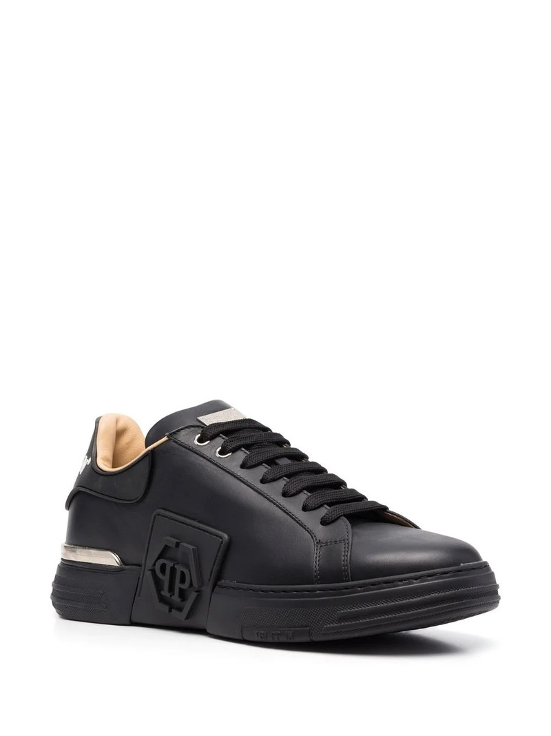 PHILIPP PLEIN Hexagon-logo low top sneakers outlook