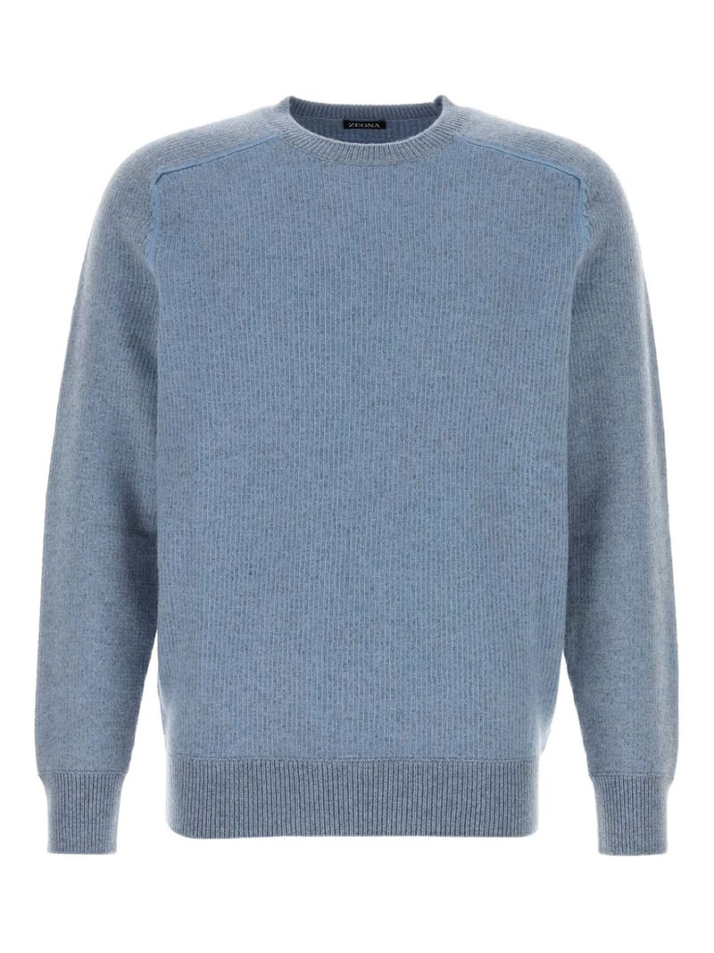 ribbed cashmere sweater 1