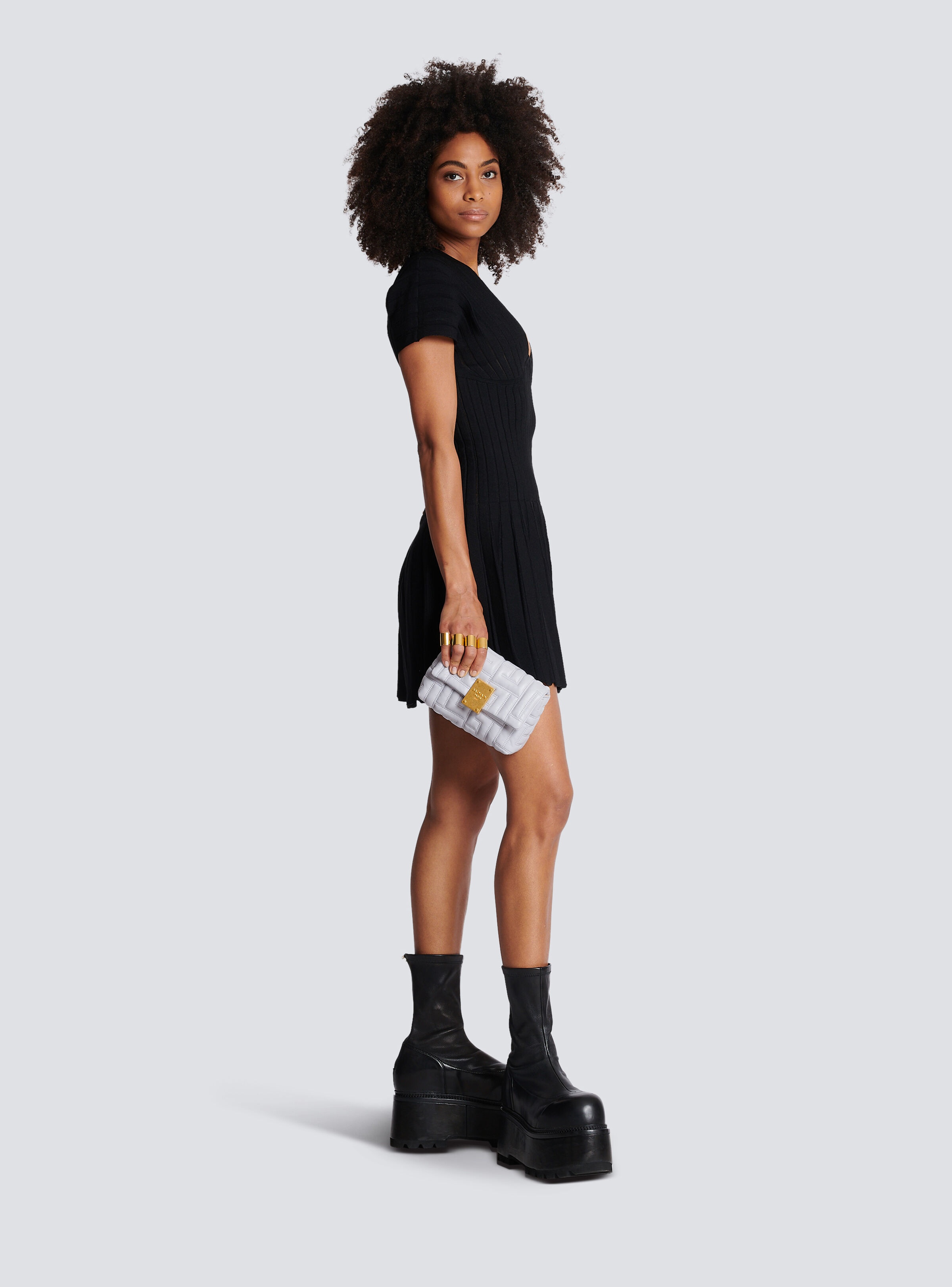 Mini 1945 Soft bag in quilted leather - 8