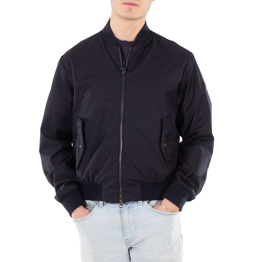 Moncler Long Sleeves Ribbed Collar Jacket - 1