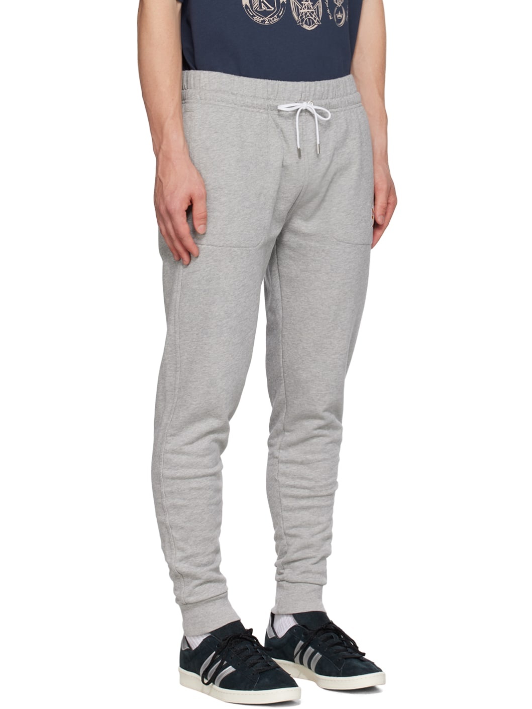 Gray Chillax Fox Sweatpants - 2