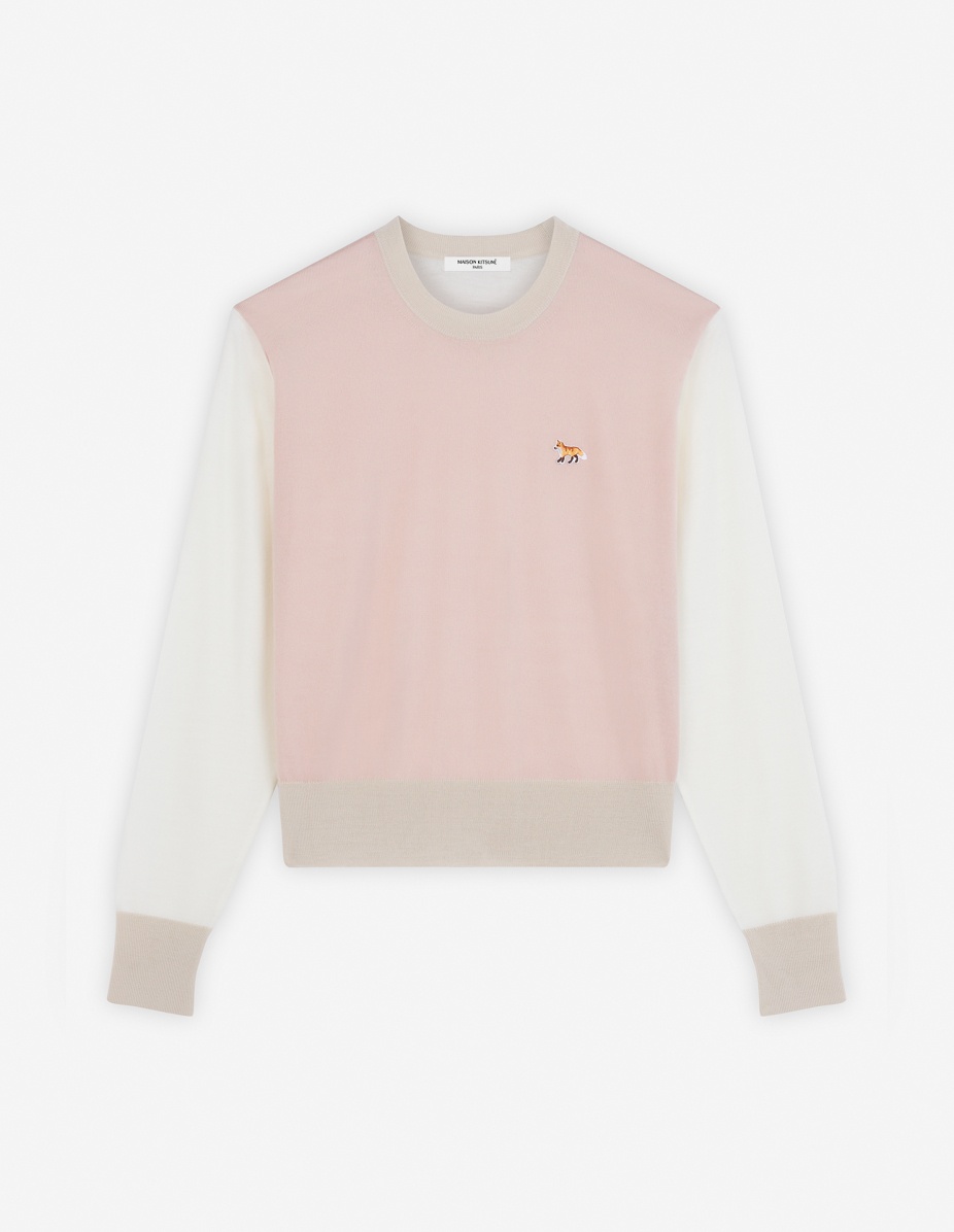 BABY FOX PATCH COLOR BLOCK JUMPER - 1