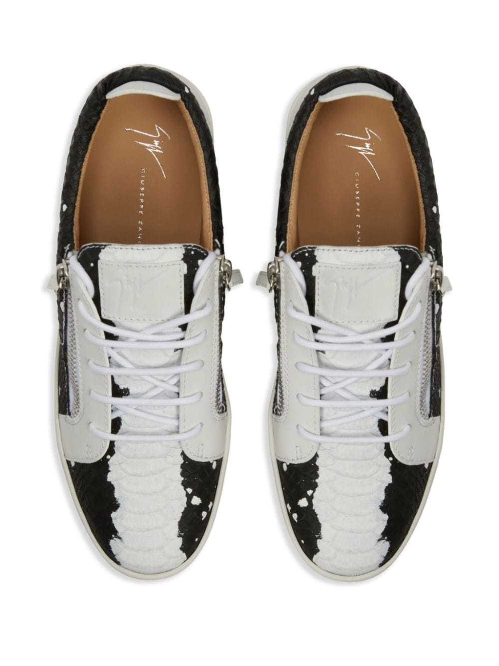 Frankie panelled low-top sneakers - 4