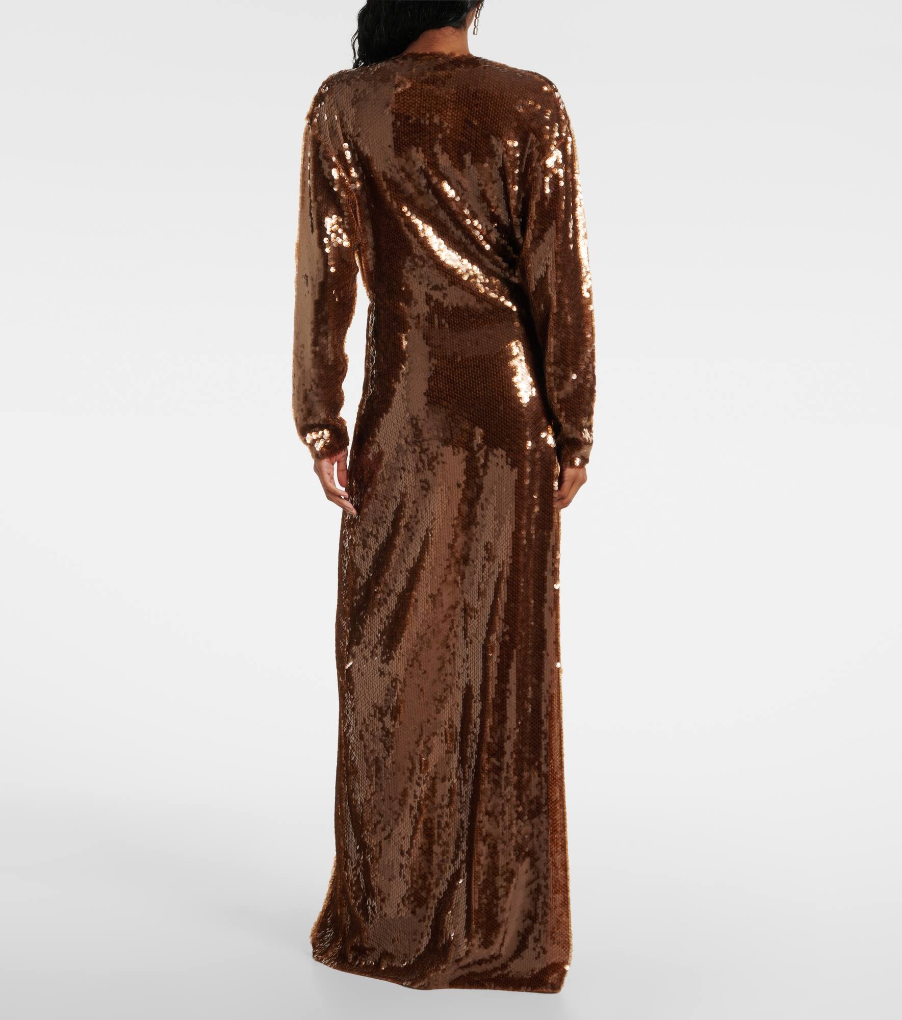 Triquetra sequined gown - 3