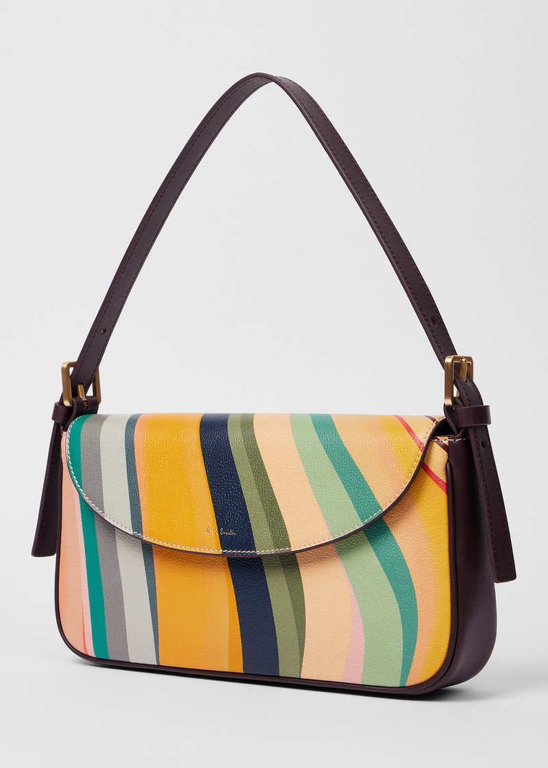 Paul Smith Women's Leather 'Swirl' Baguette Bag outlook