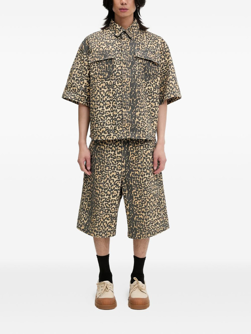 Rhude leopard-print shorts outlook