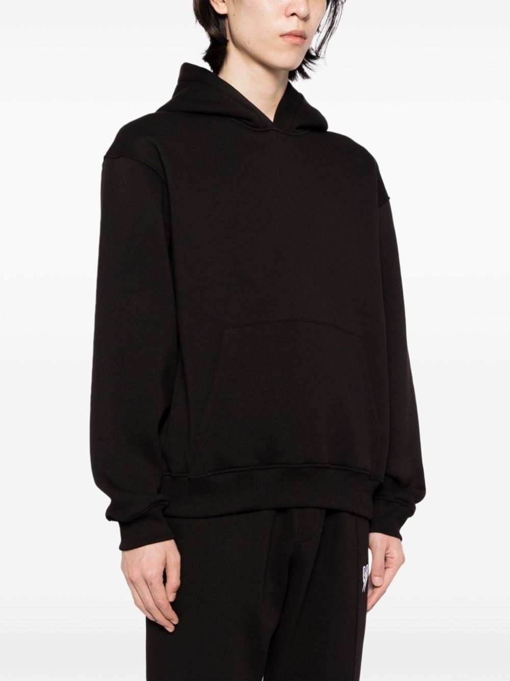Minimalist Bolts appliquÃ©-detail hoodie - 3