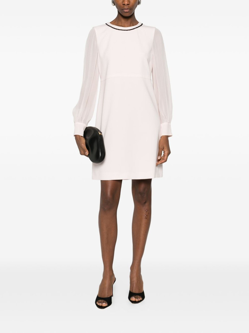 Max Mara Mstvolto beaded long-sleeve mini dress outlook
