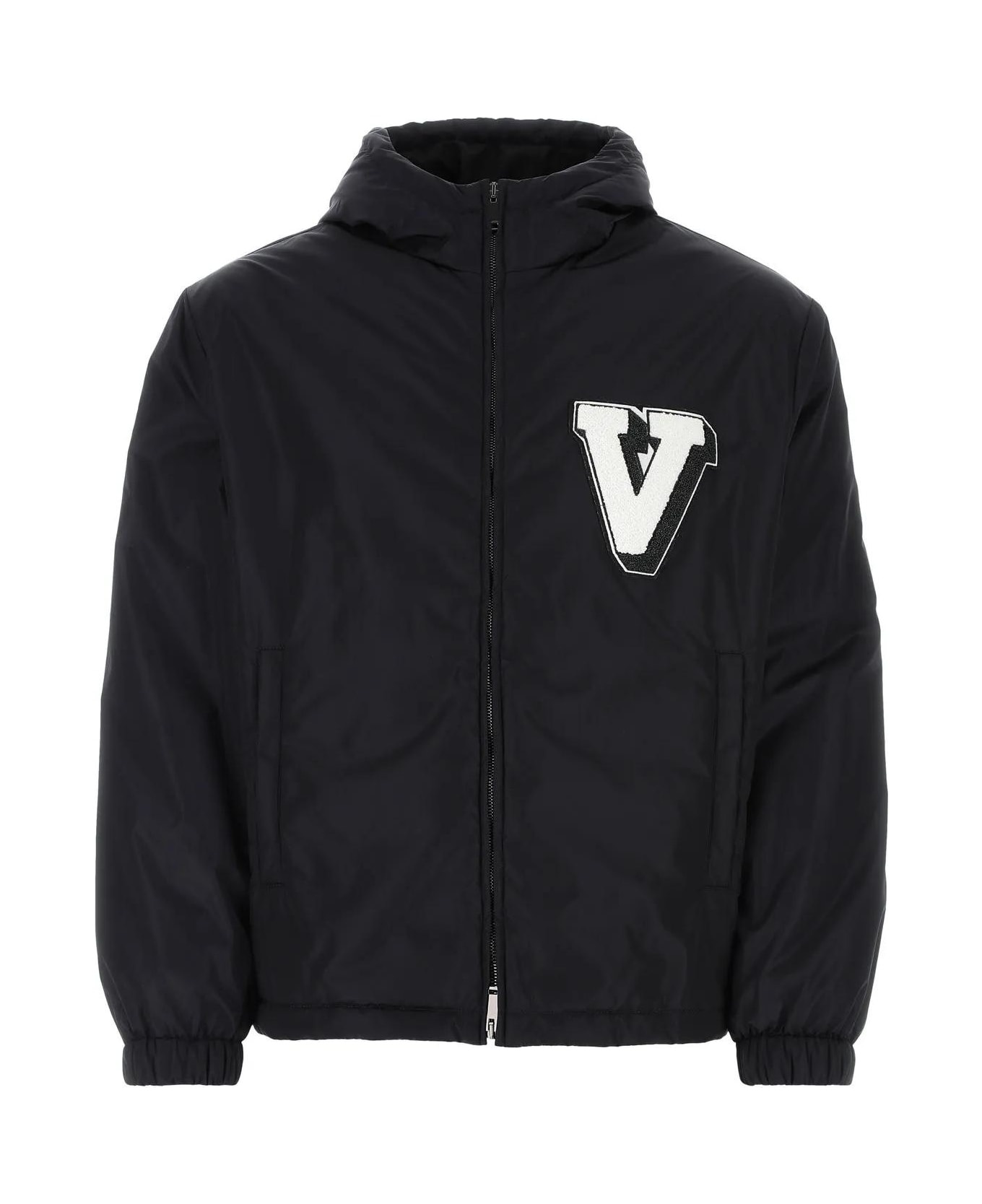 Midnight Blue Nylon Jacket - 1