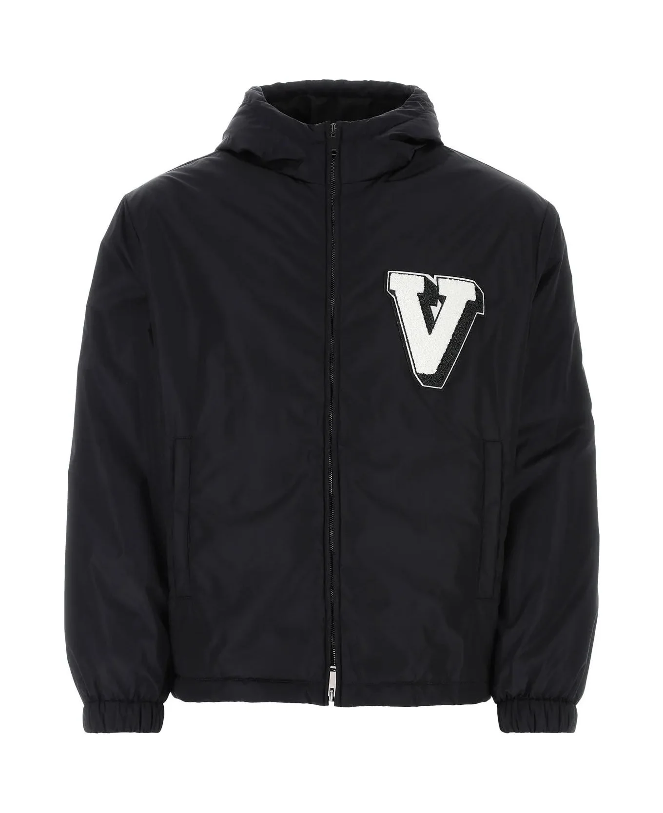 Midnight Blue Nylon Jacket - 1