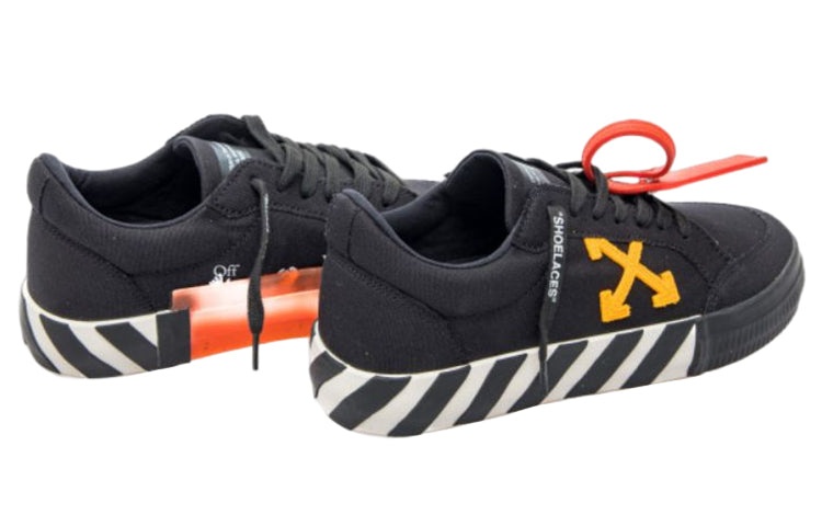 Off-White Vulcanized Low Canvas 'Black Orange White' OMIA085S23FAB0011020 - 3