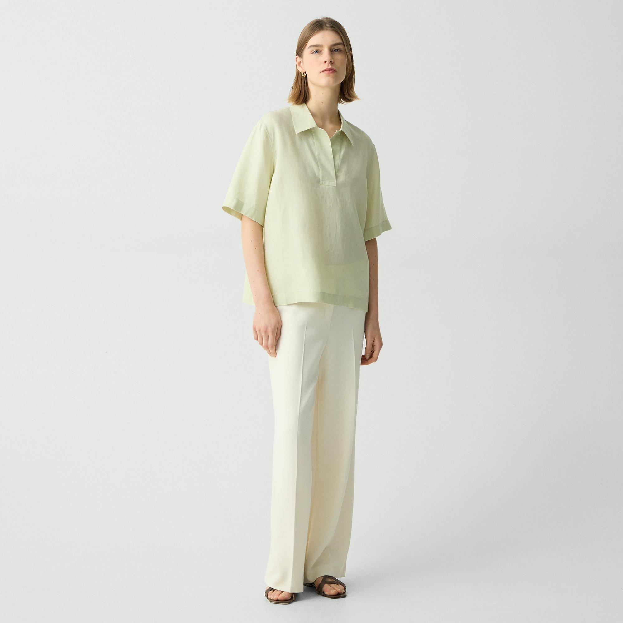 Polo Shirt in Relaxed Linen - 6