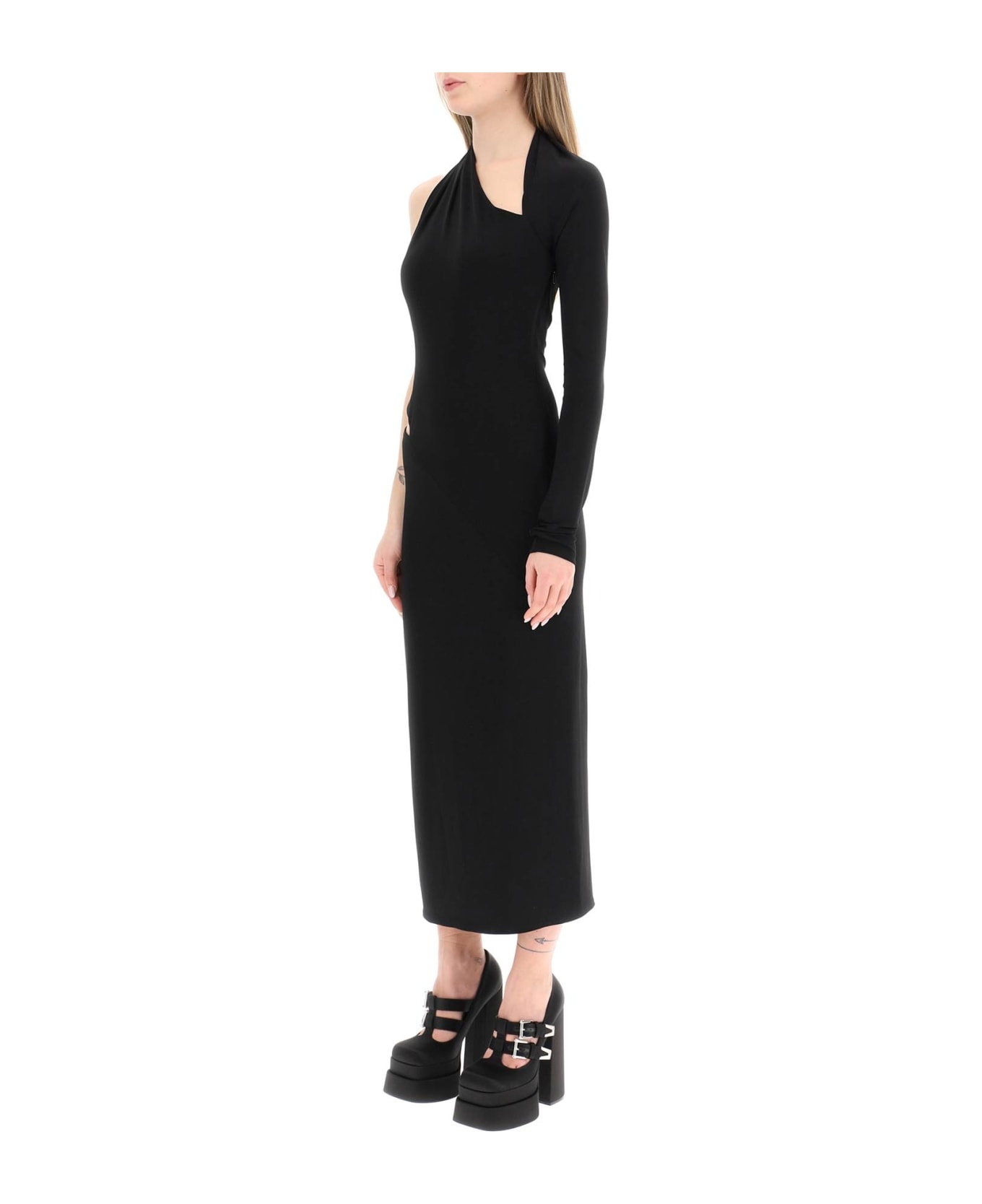 Cut Out Jersey Dress - 4