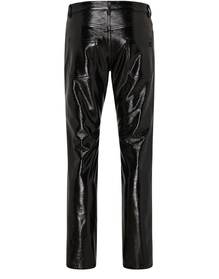 Reedition 5-pocket vinyl pants - 3