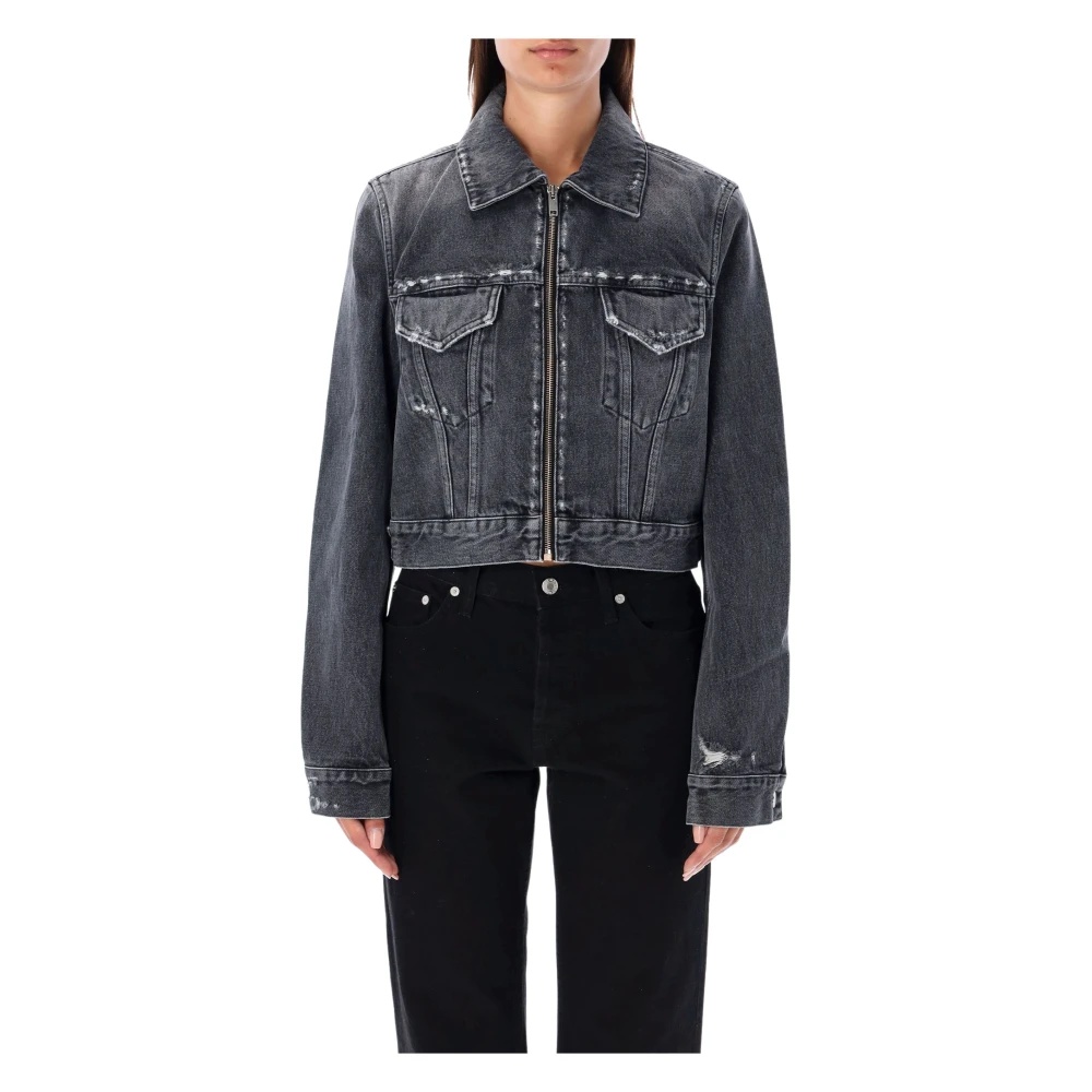 ジャケット GIVENCHY FW23 CROPPED FITTED DENIM (BW00K4 5Y5N001) Givenchy Cropped fitted denim available on Gaudenzi Boutique