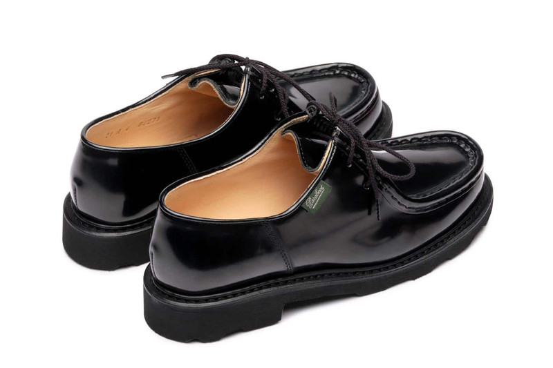 Paraboot Michael Gloss Black - Rubber Sole outlook