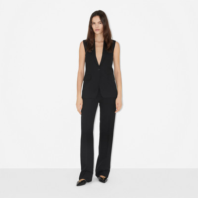 Burberry Wool Twill Tailored Trousers outlook