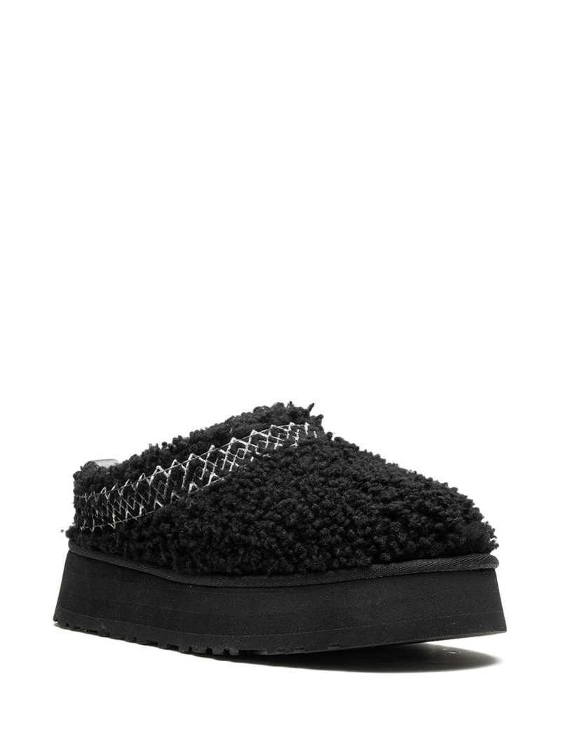 UGG Tazz "Heritage Braid - Black" slippers outlook