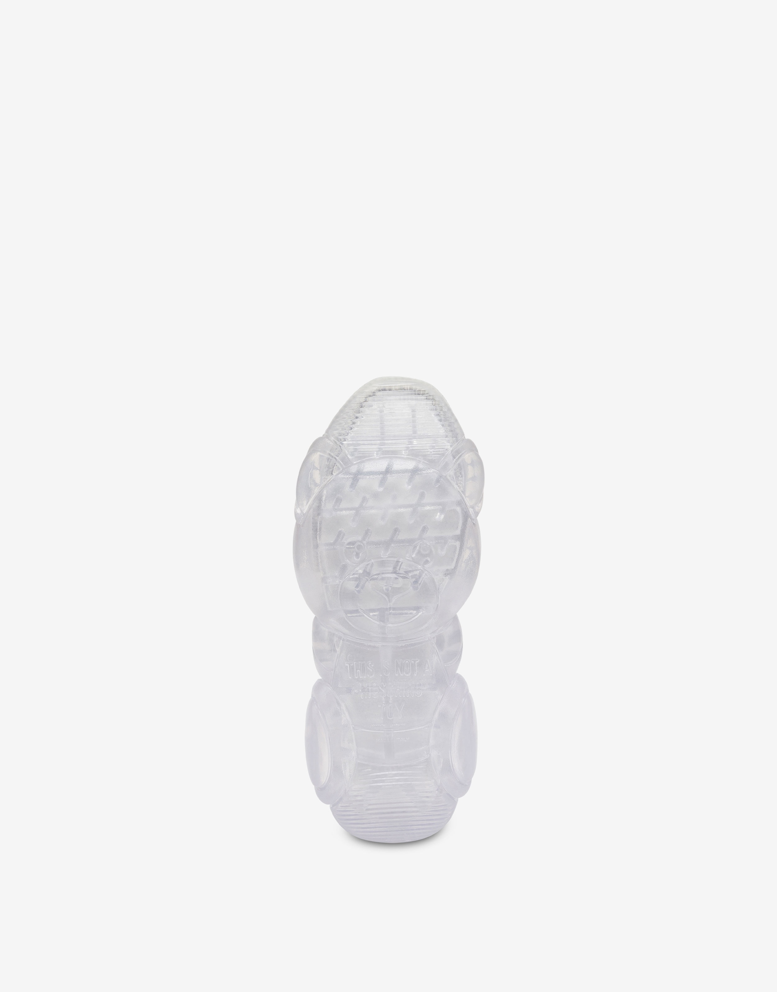 Moschino MESH TEDDY SHOES WITH TRANSPARENT SOLE | REVERSIBLE
