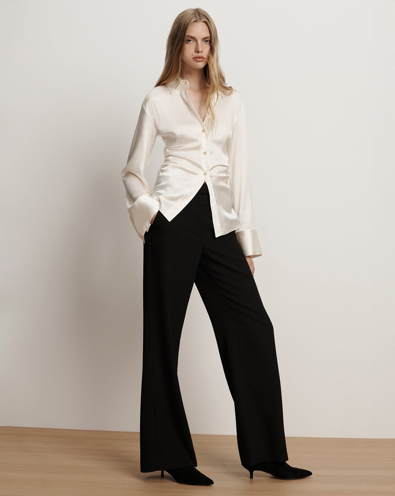 SHIONA STRETCH-SILK BLOUSE 3