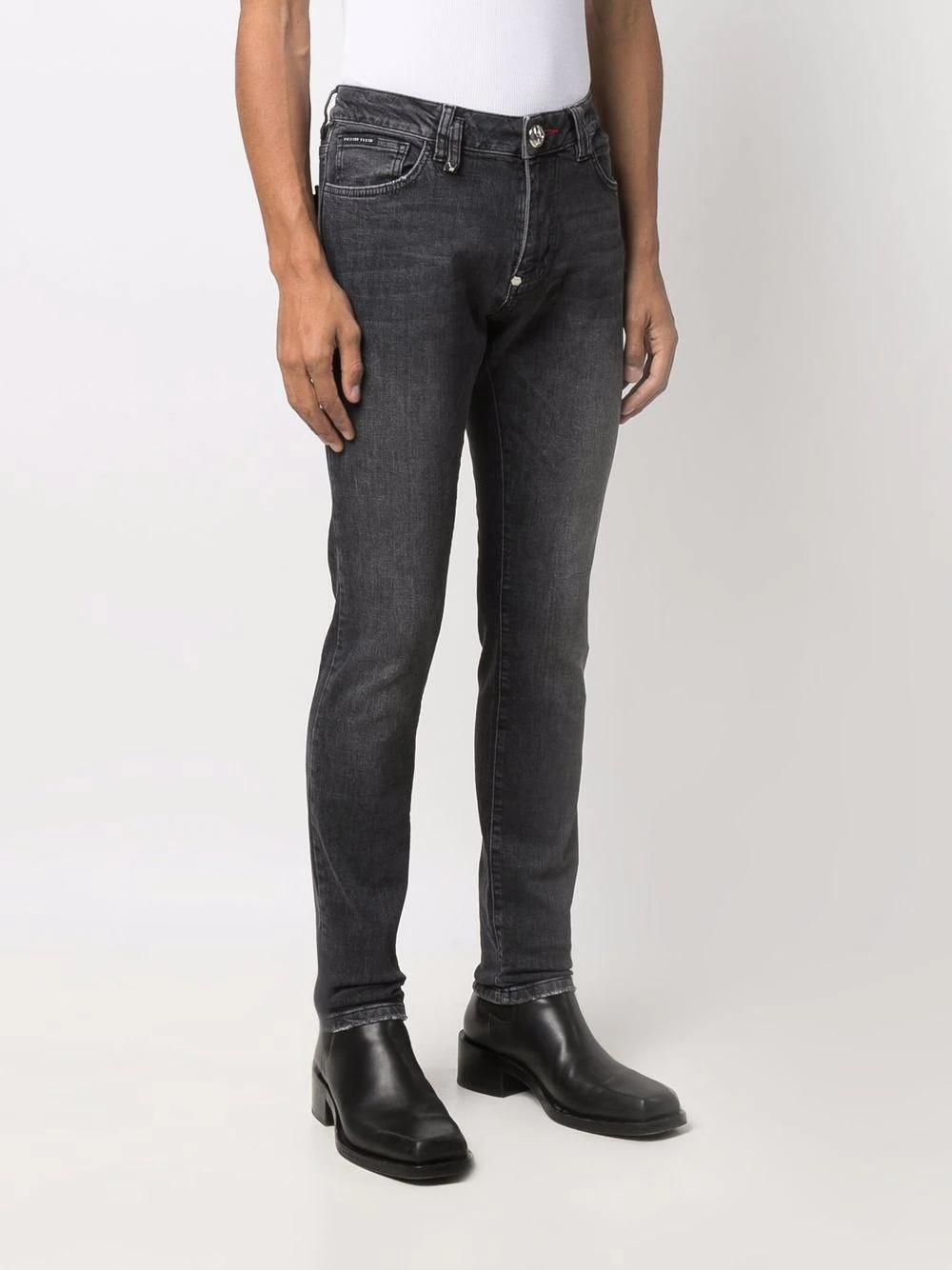 low-rise slim-cut jeans - 3