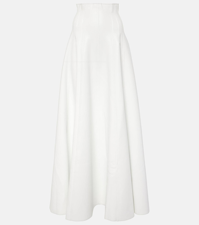 Grace faux leather maxi skirt 1