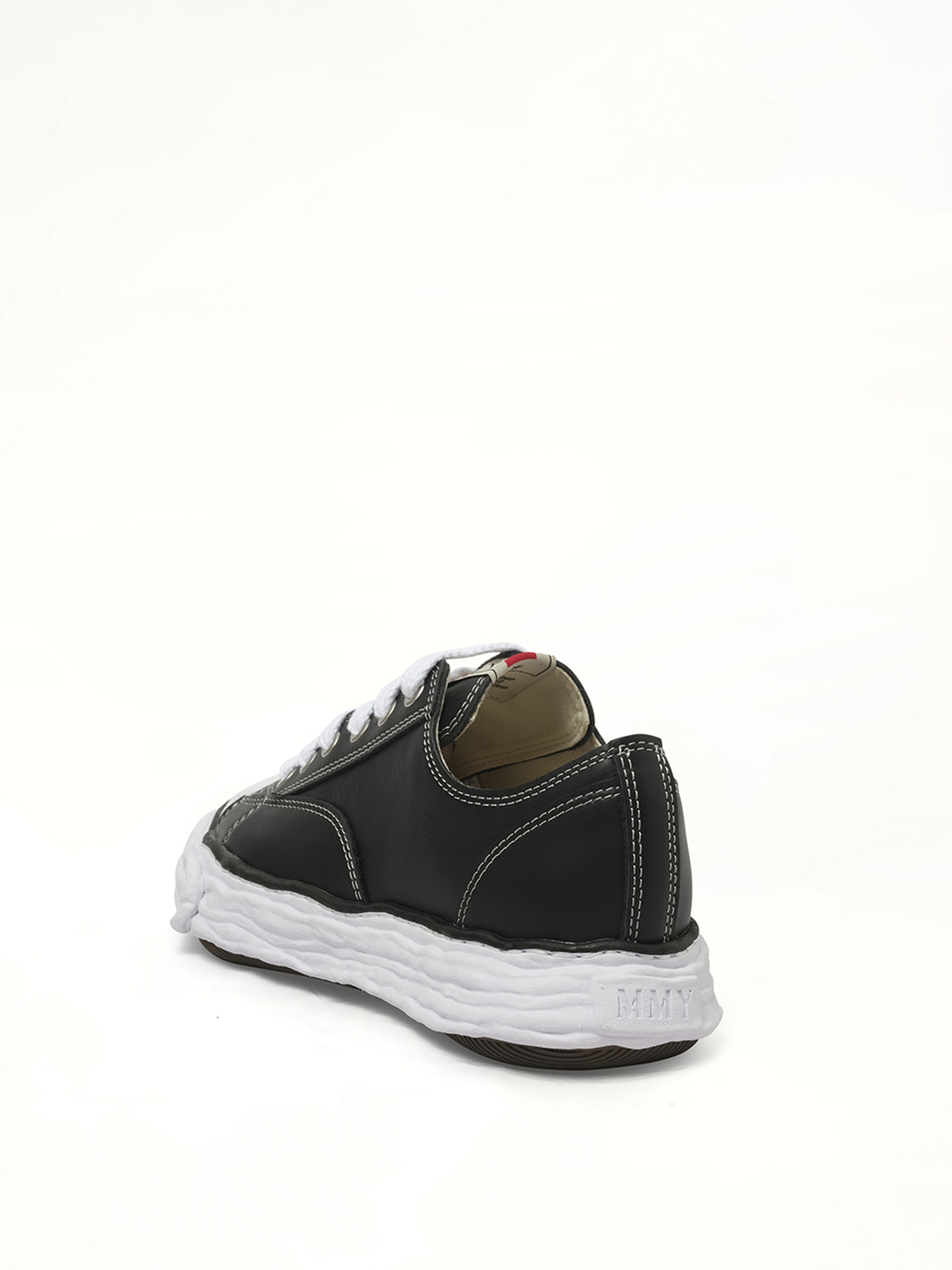Peterson 23 OG Low Leather Sneaker in Black/White - 4