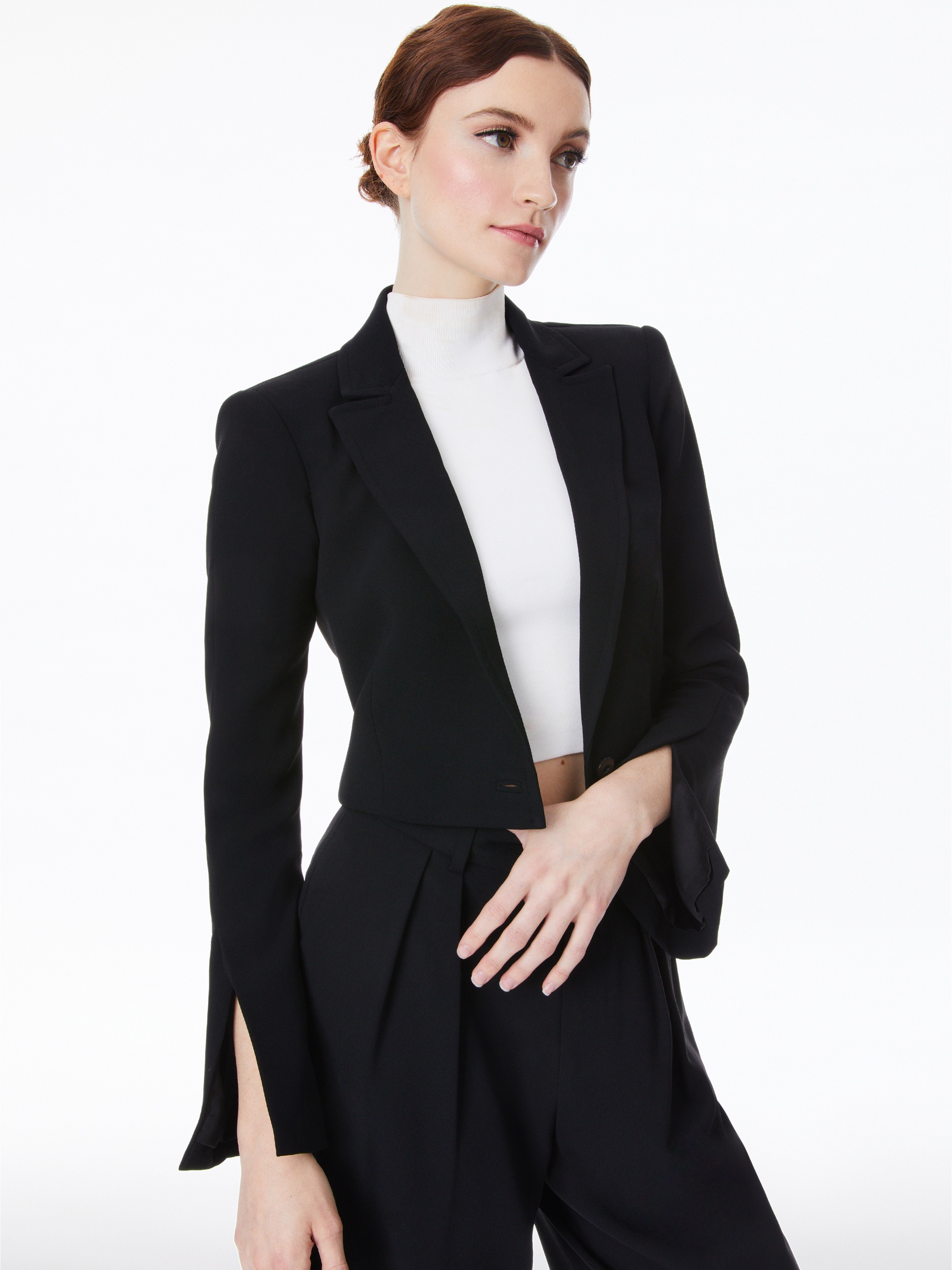 BREANN CROPPED BLAZER - 1