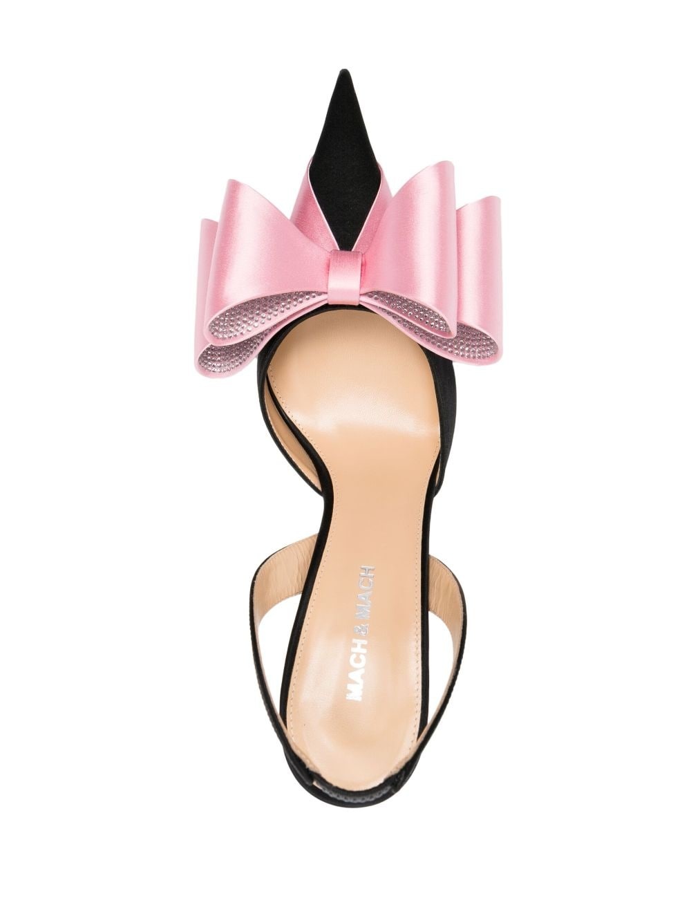 bow-detail slingback pumps - 4