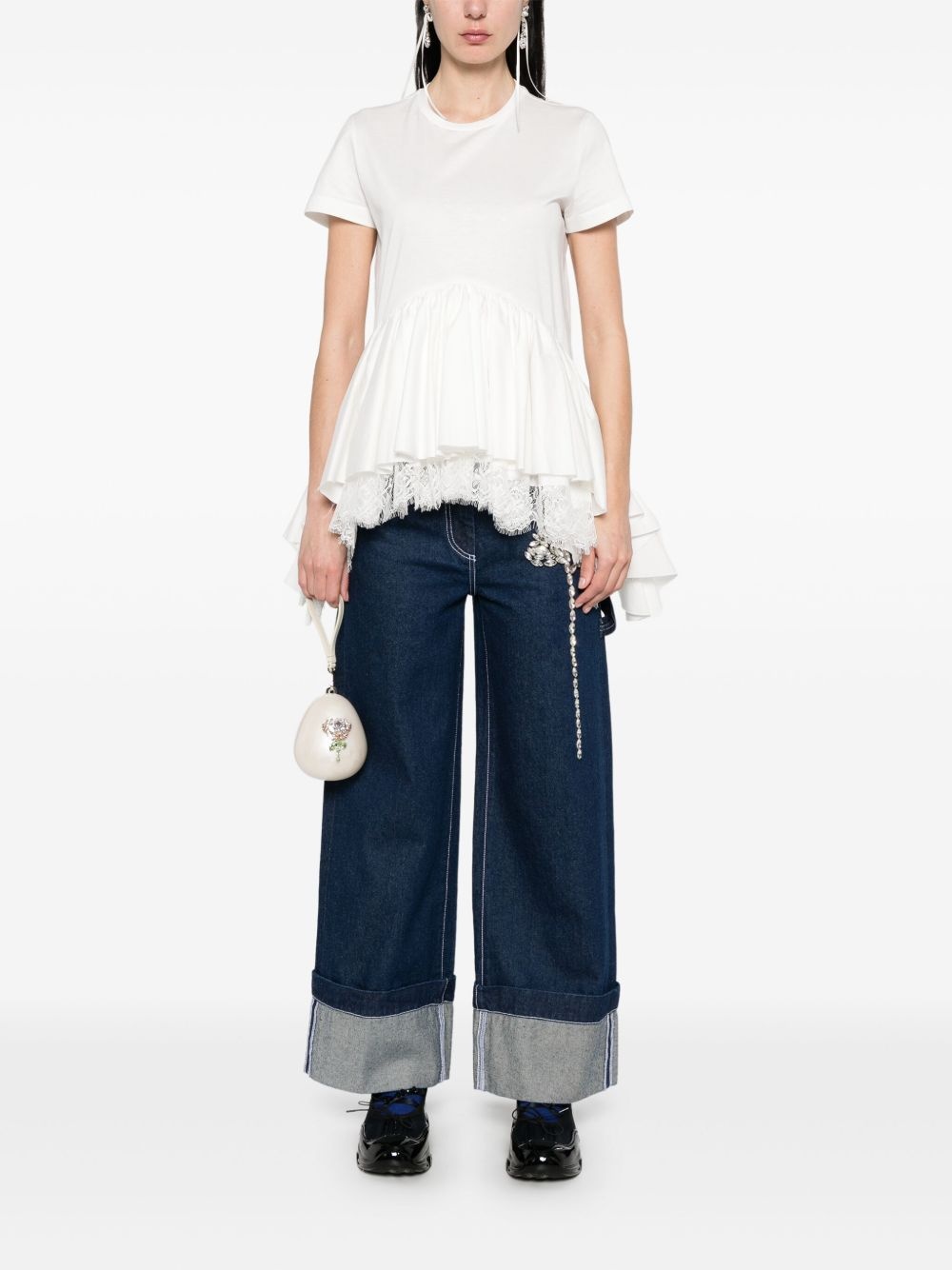 embellished carnation jeans - 2