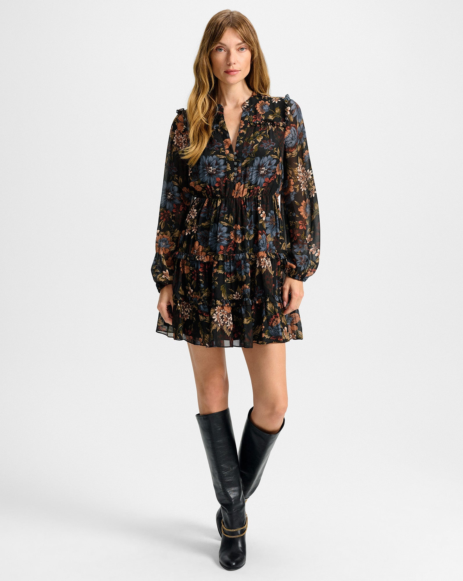 JUSTINE SILK MINI DRESS - 3