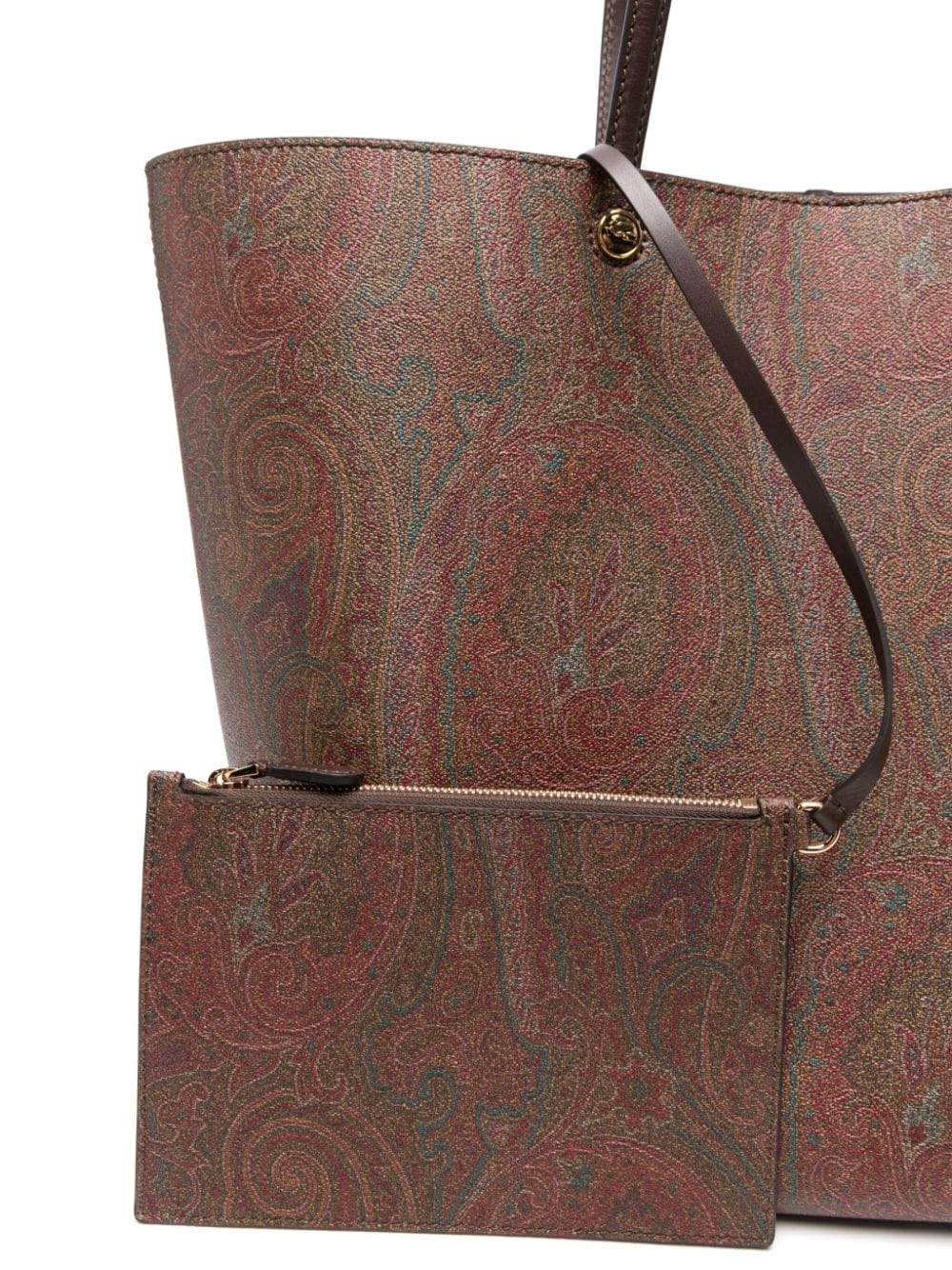 paisley-print shoulder bag - 4