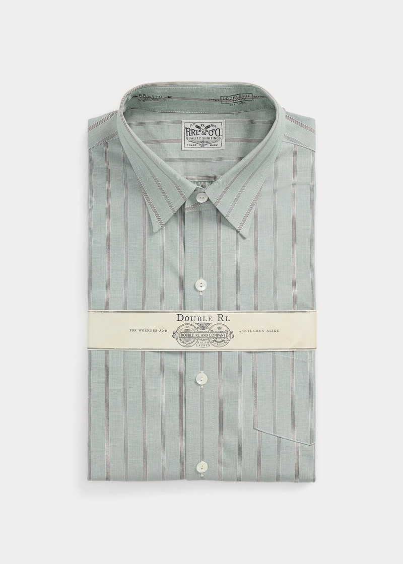 Slim Fit Striped Dobby Shirt 1
