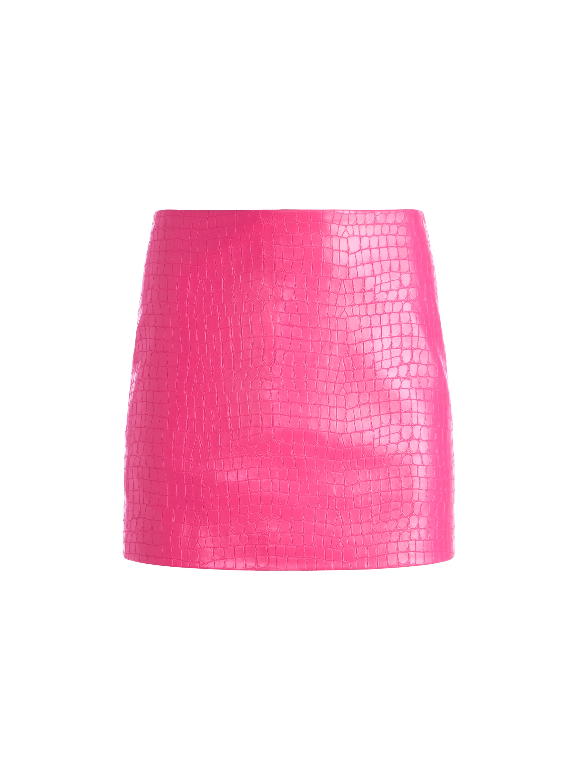 ELANA VEGAN LEATHER MINI SKIRT - 1