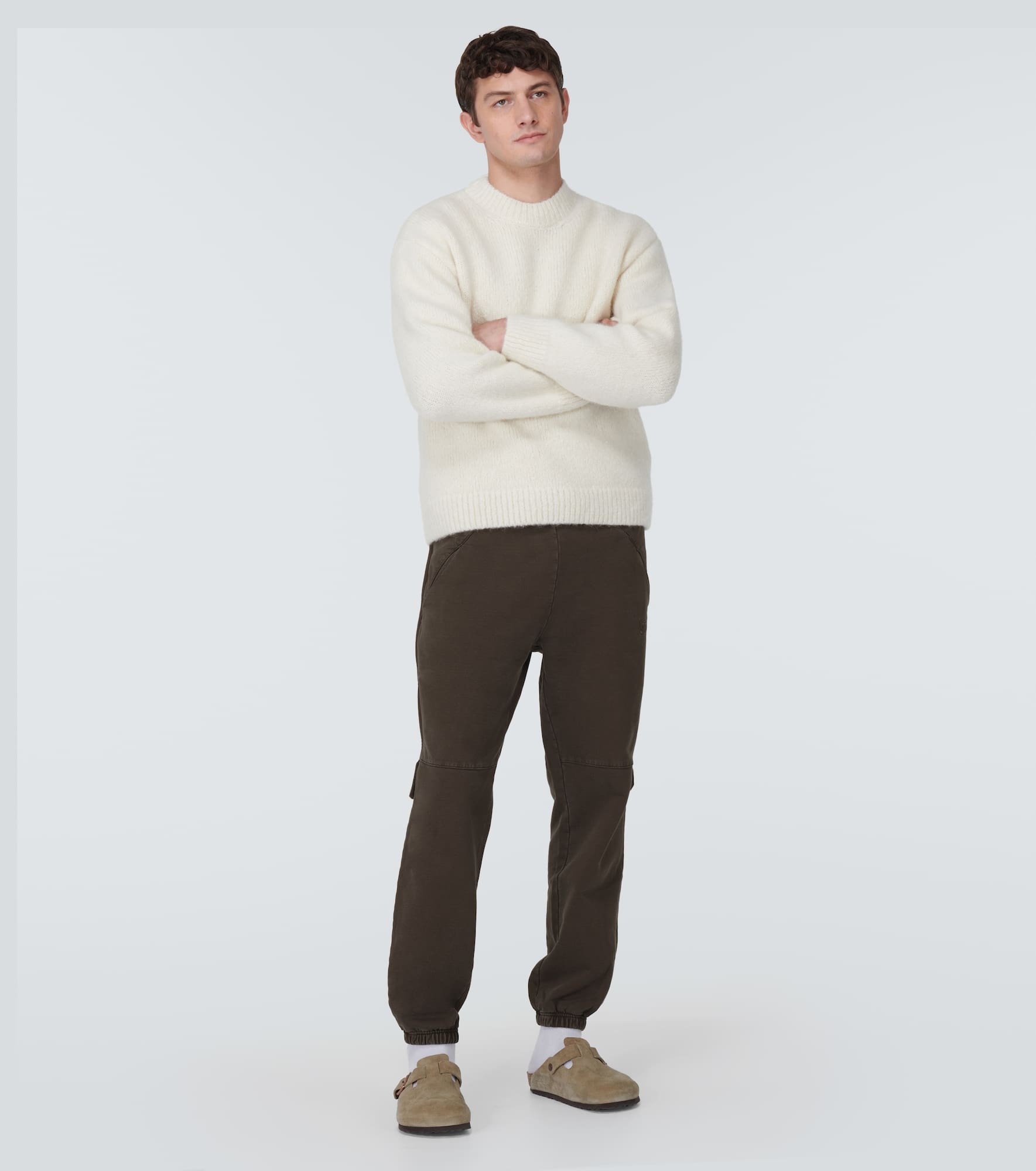 Le Jogging Camargue cotton fleece sweatpants - 2